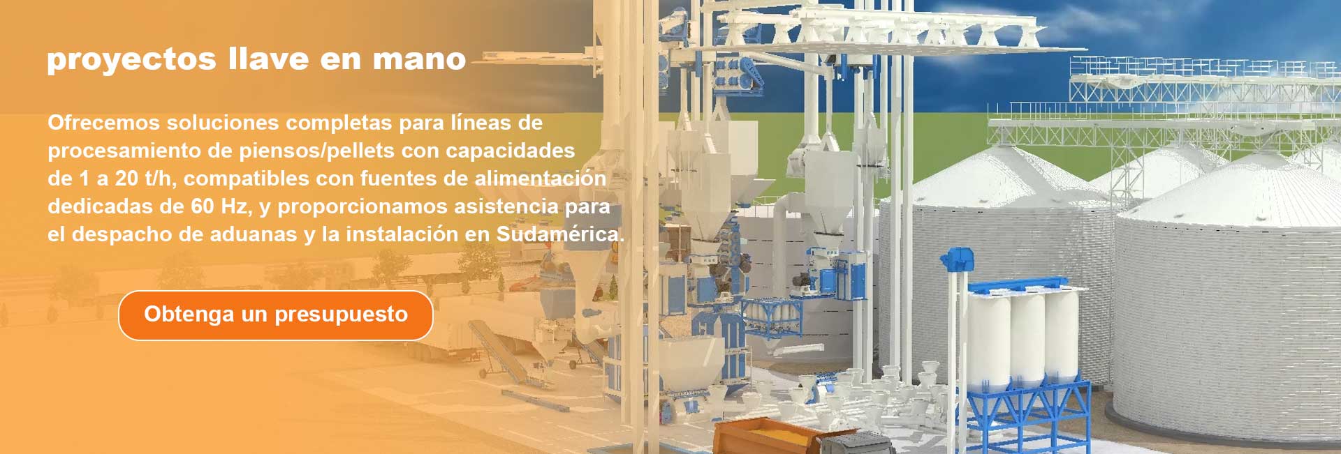 Fábrica de piensos llave en mano Fábrica de piensos llave en mano