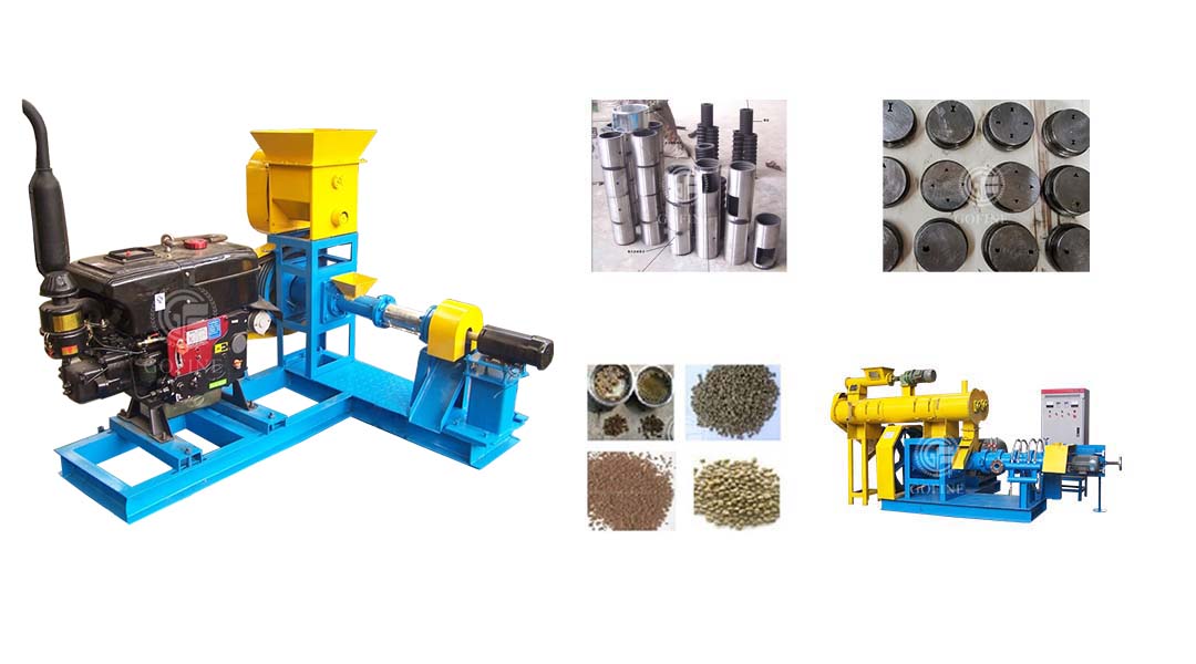 Diesel version Floating feed pellet machine