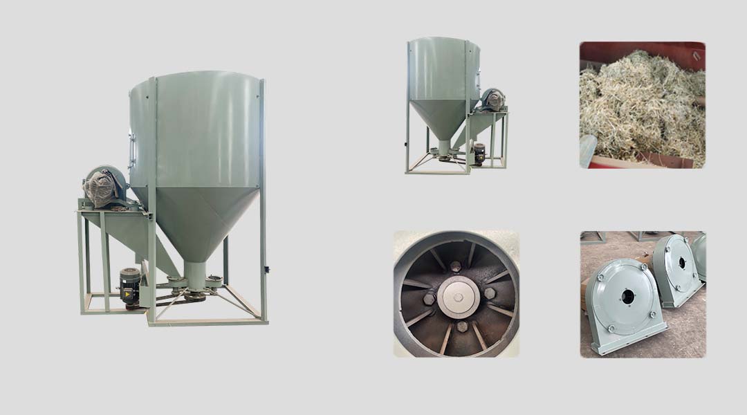 Vertical feed mixer