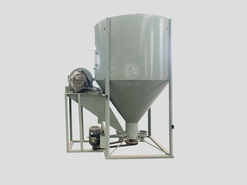 Vertical feed mixer