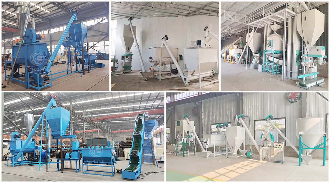 Flat die feed pellet production line