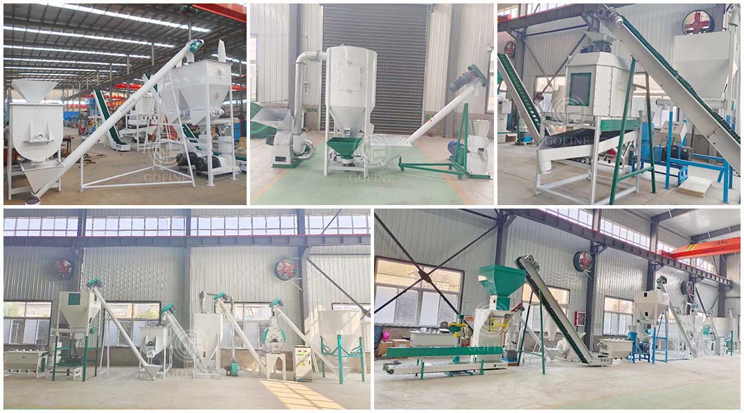 Floating feed pellet production line