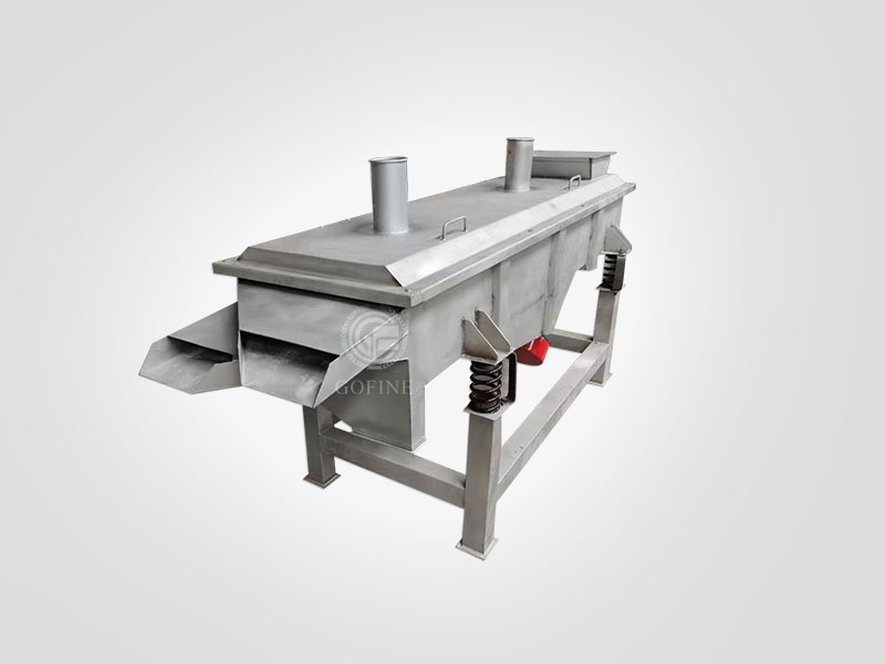 Feed vibrating screening machine