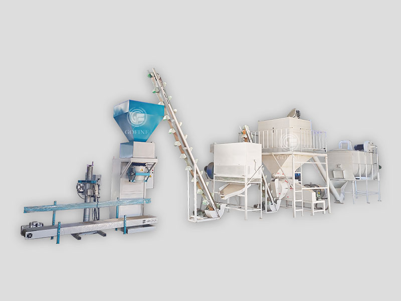 Ring die feed pellet production line