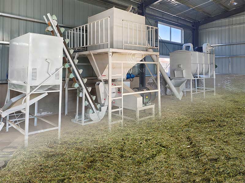 Cattle feed production line, exploring the birth of feed