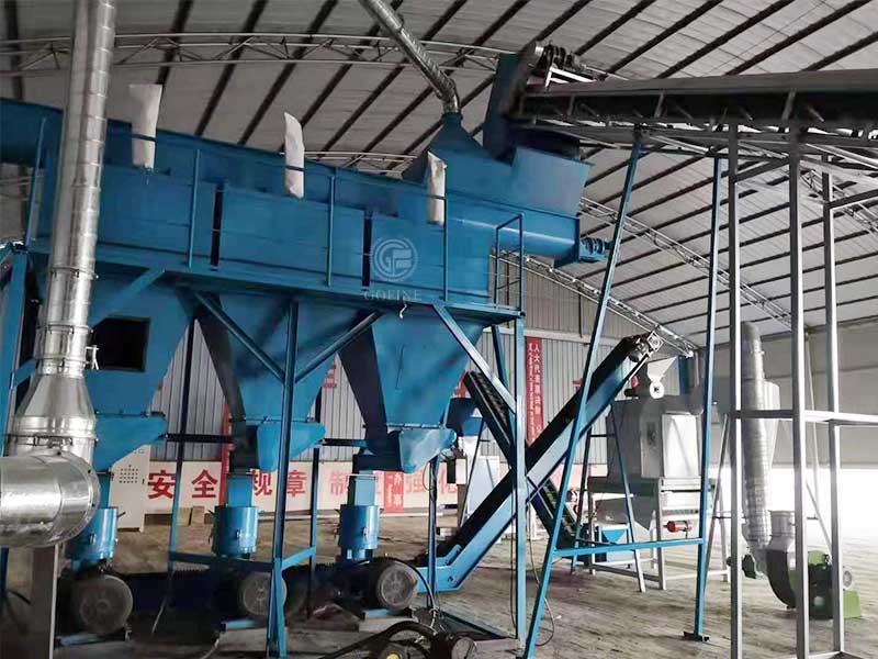 Cattle feed production line