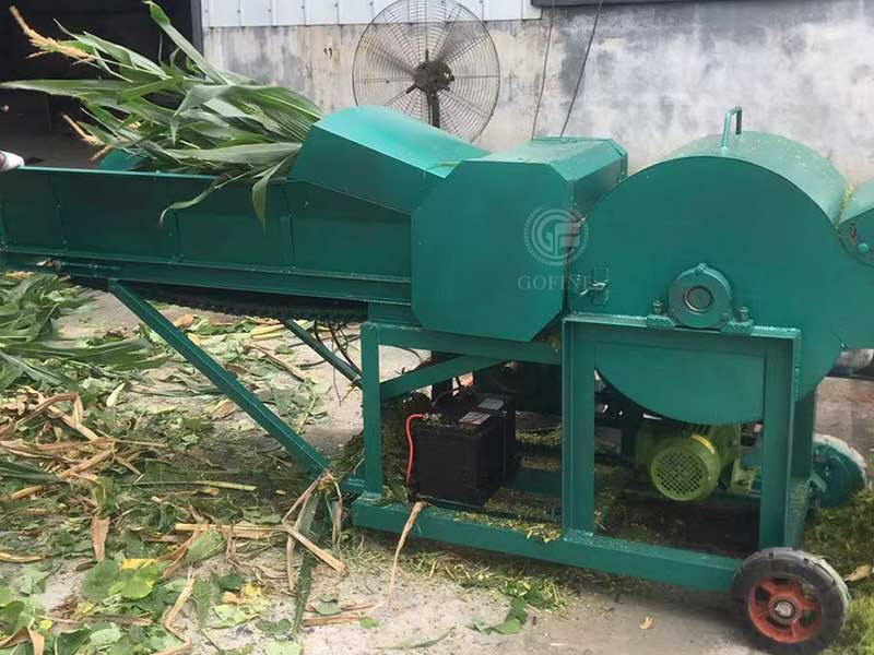 Animal feed crusher site