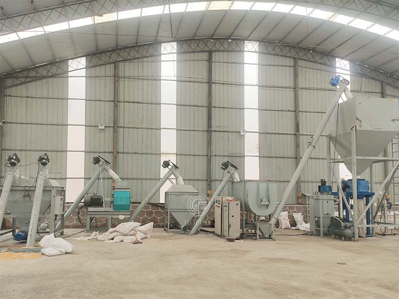 poultry feed production line