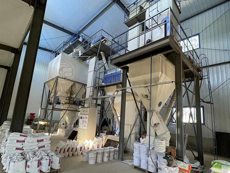 sheep feed pellet processing line