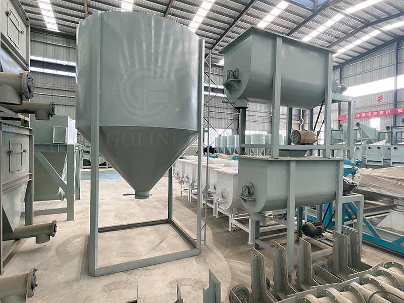 Vertical feed mixer