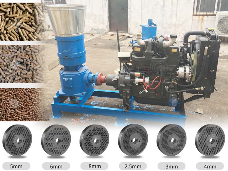 Farm Commercial Diesel Feed Pellet Mill