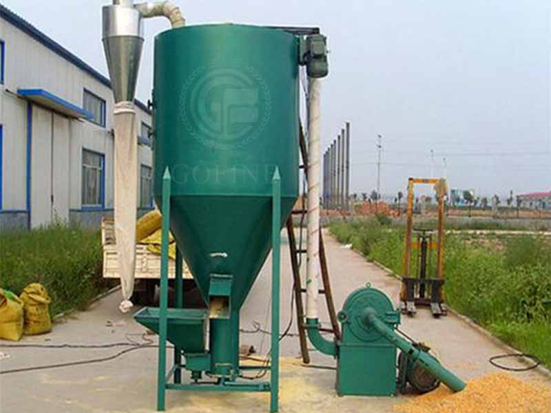 crushing and mixing unit