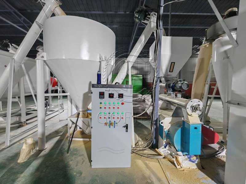 chicken feed production line