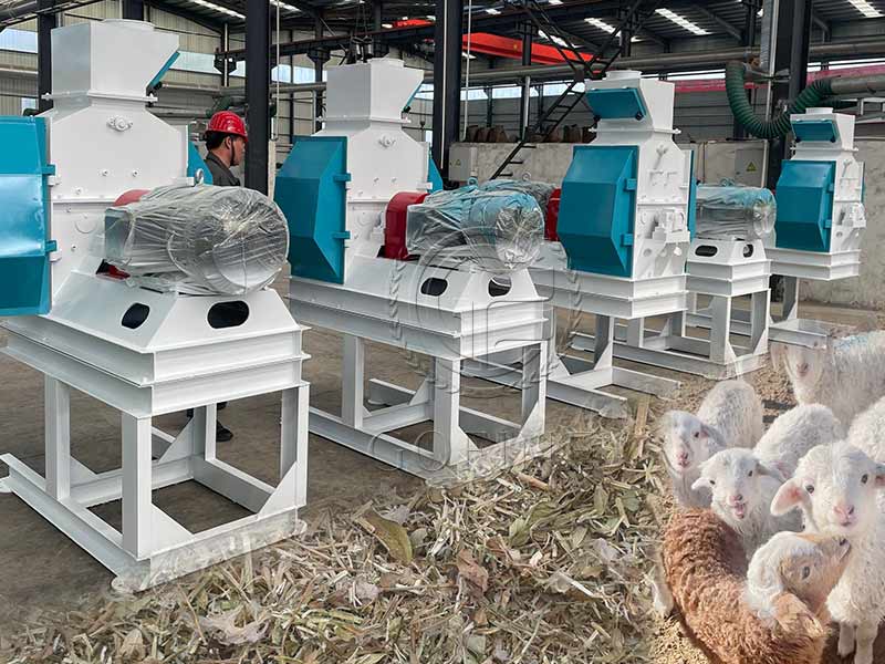 Hot selling sheep feed crusher models