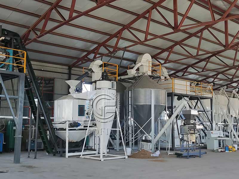 Large feed particles production equipment is sold