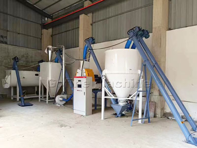 Turnkey 2-8 T/H Chicken Cattle Feed Mill Plant: Red