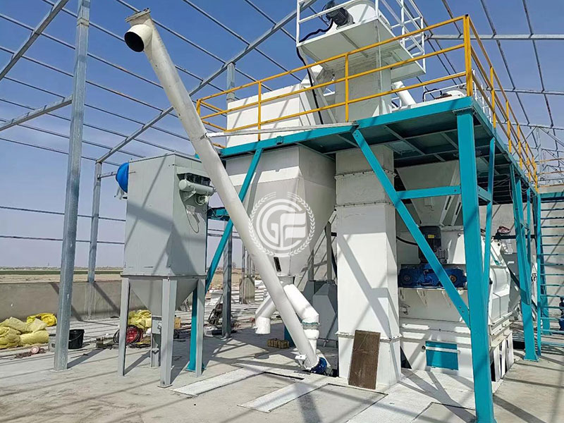 5-15T/H Feed production line
