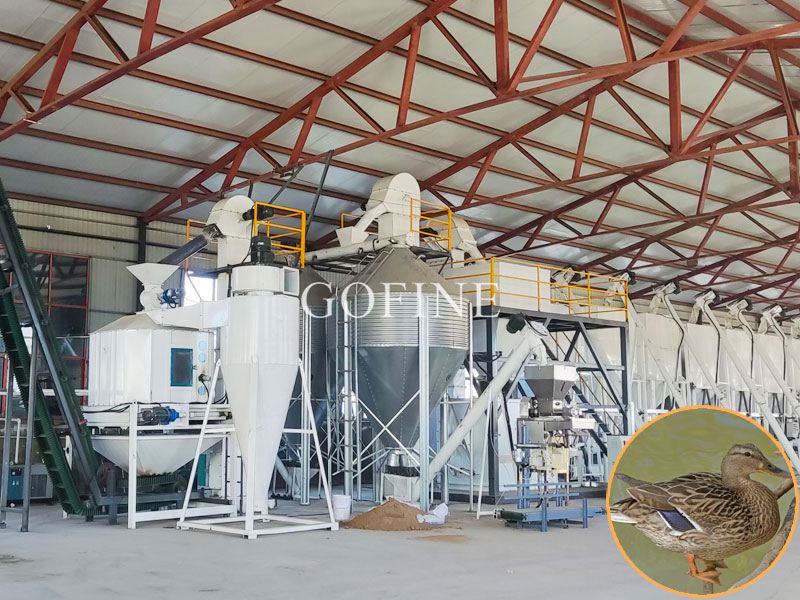Duck Feed Mill Turnkey Project
