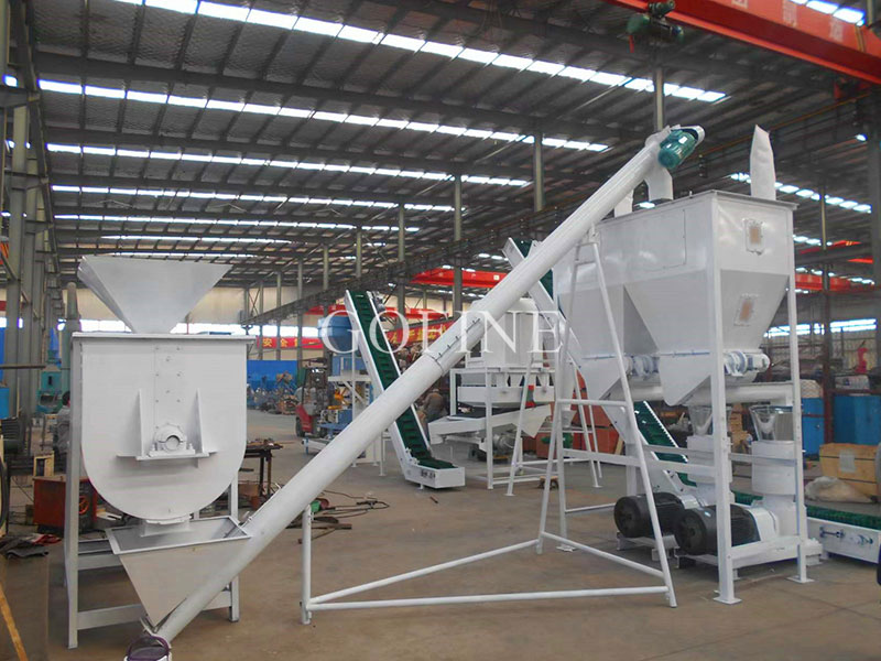 Poultry Feed Pellet Production Line Chicken Duck Feed Making Machine